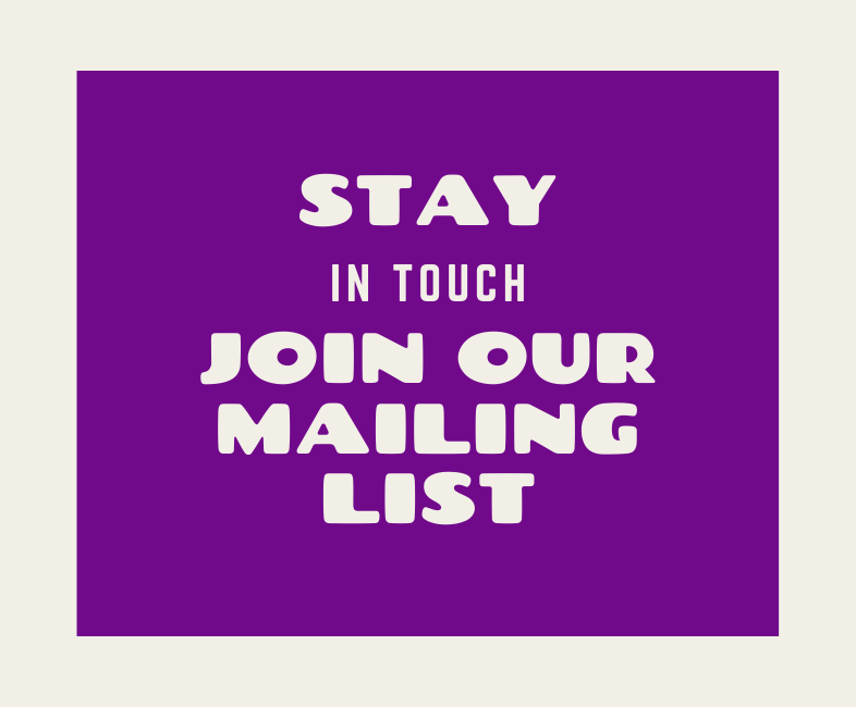 Mailing List Sign Up