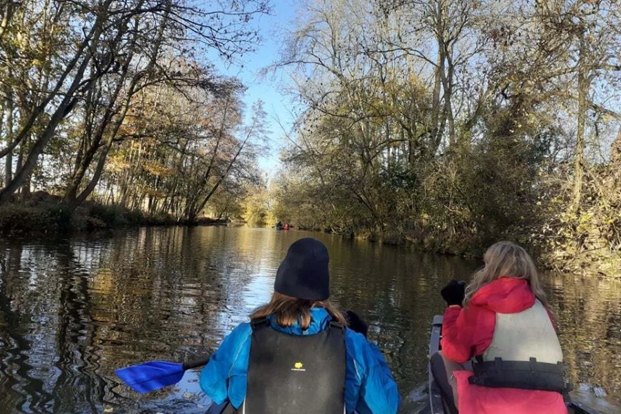 Water activities with the Ways to Wellness programme in Oxfordshire A couple of people enjoying water activities with the Ways to Wellness programme in Oxfordshire