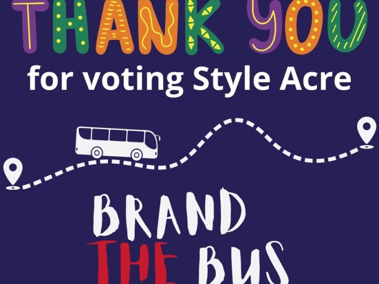 Brand the Bus Competition Thank you for voting in the brand the bus competition.