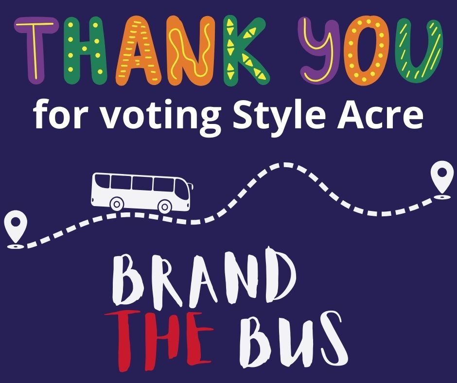 Thank you for voting in the brand the bus competition.