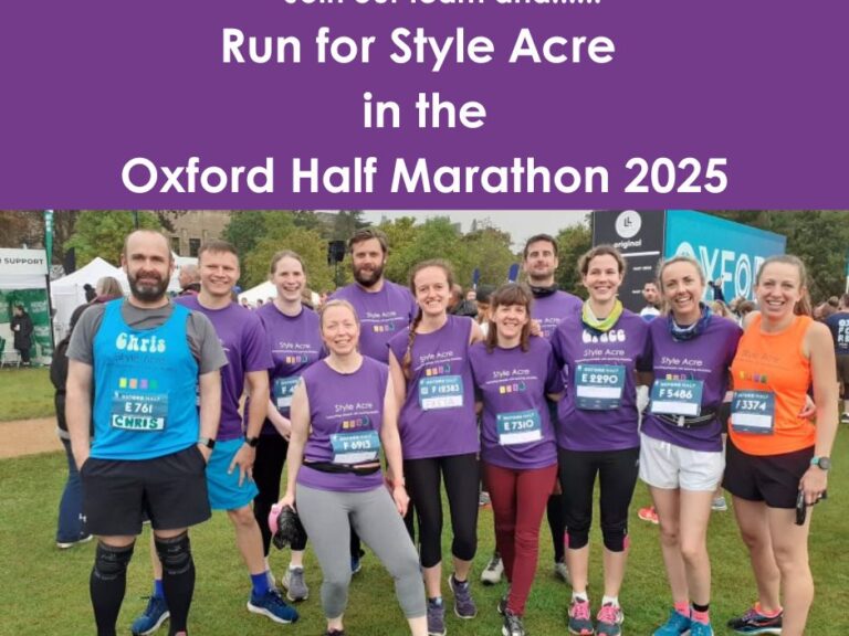 Oxford Half Marathon 2025 – FB Team of runners (men & women) before running the Oxford Half Marathon