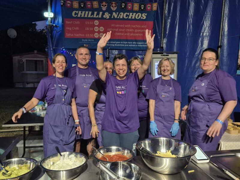 One the team of 8 Style Acre volunteers at Truck Festival 2025