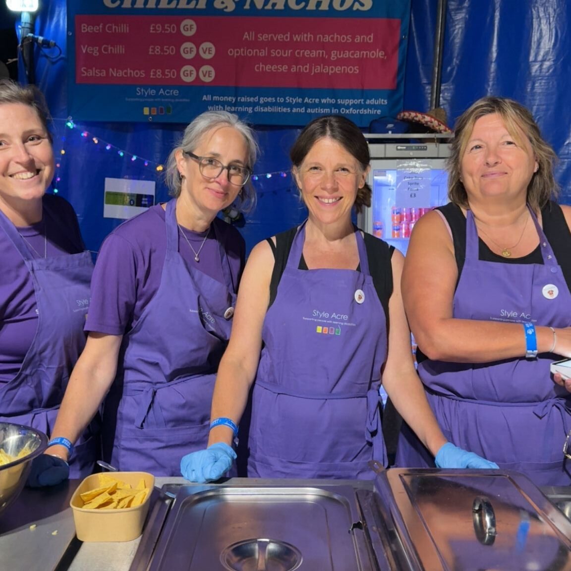 4 Style Acre volunteers at Truck Festival