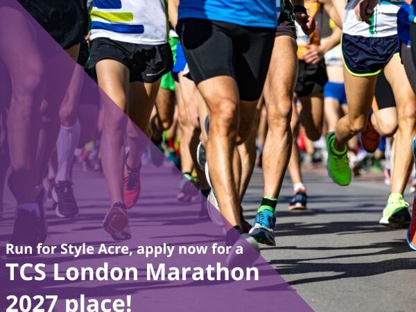 Legs of people with the text London Marathon places 2027
