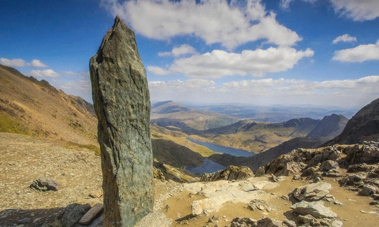 View from the top of Snowdon