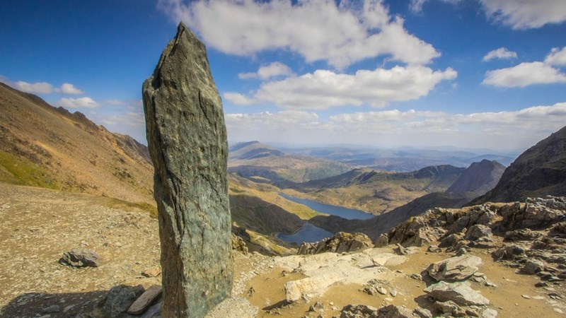 View from the top of Snowdon