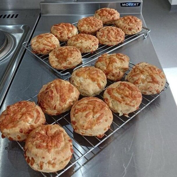 Picture of freshly bakes scones
